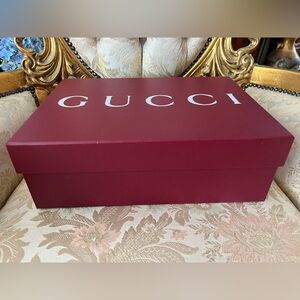 Authentic Gucci Red Gift Box